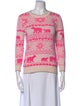 Ted Baker Printed Crew Neck Sweater