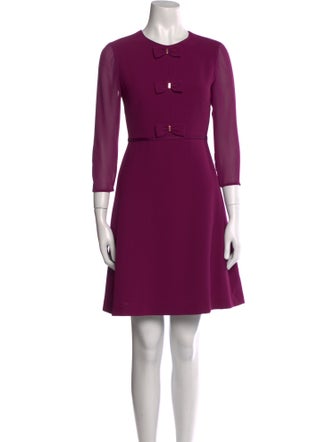 Ted Baker Crew Neck Knee-Length Dress
