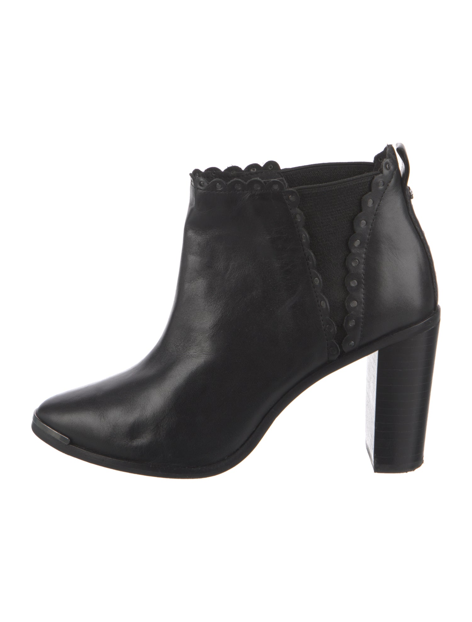 Ted Baker Leather Studded Accents Chelsea Boots