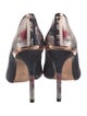 Ted Baker Suede Floral Print Pumps