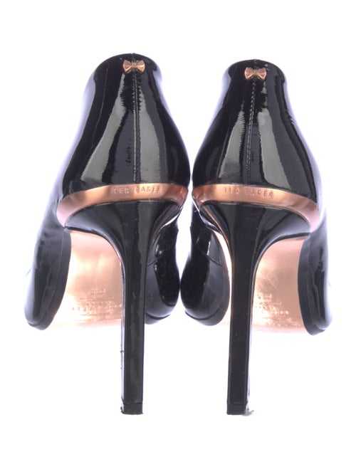 Ted Baker Patent Leather Bow Accents Pumps