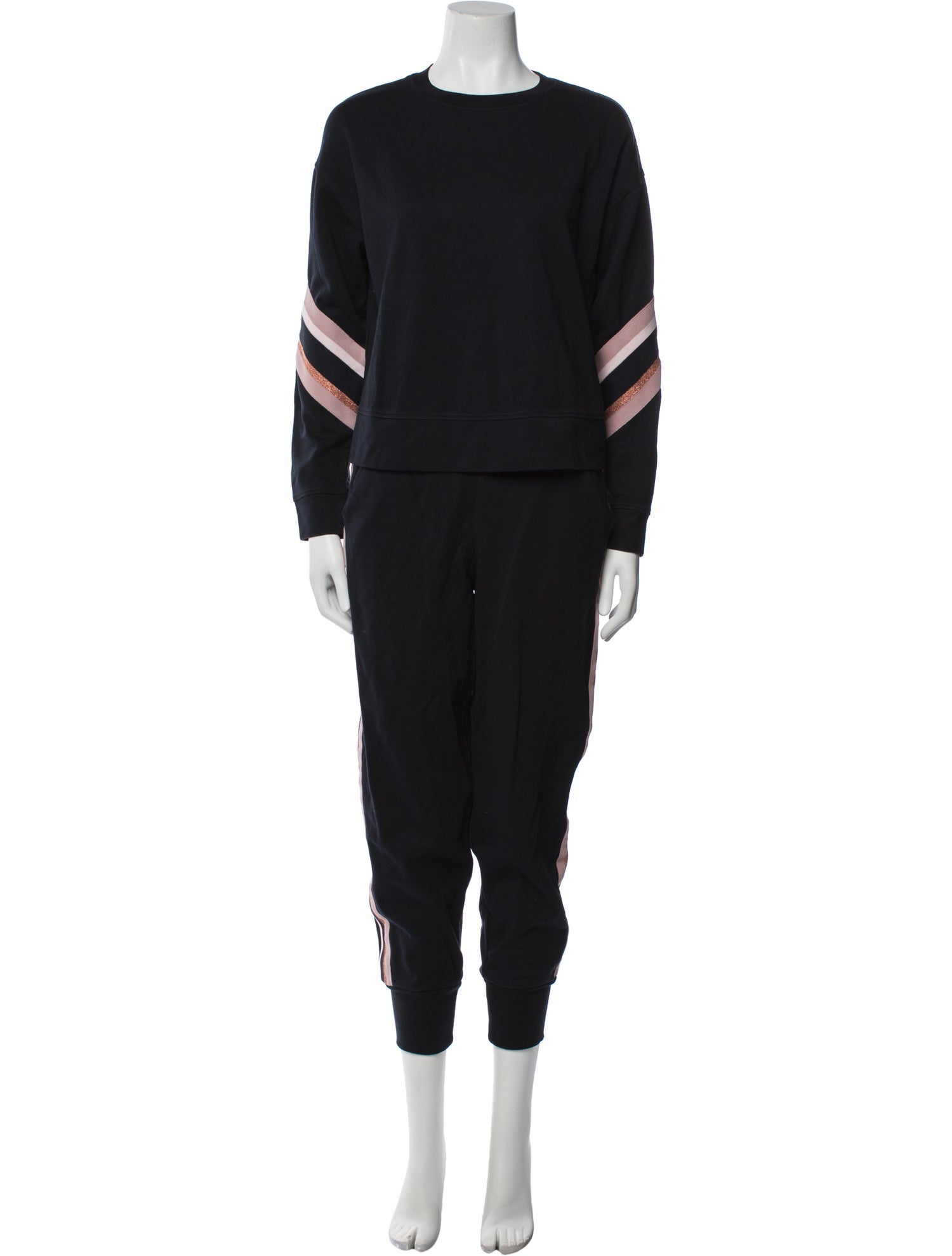 Ted Baker Striped Embroidered Accent Pant Set