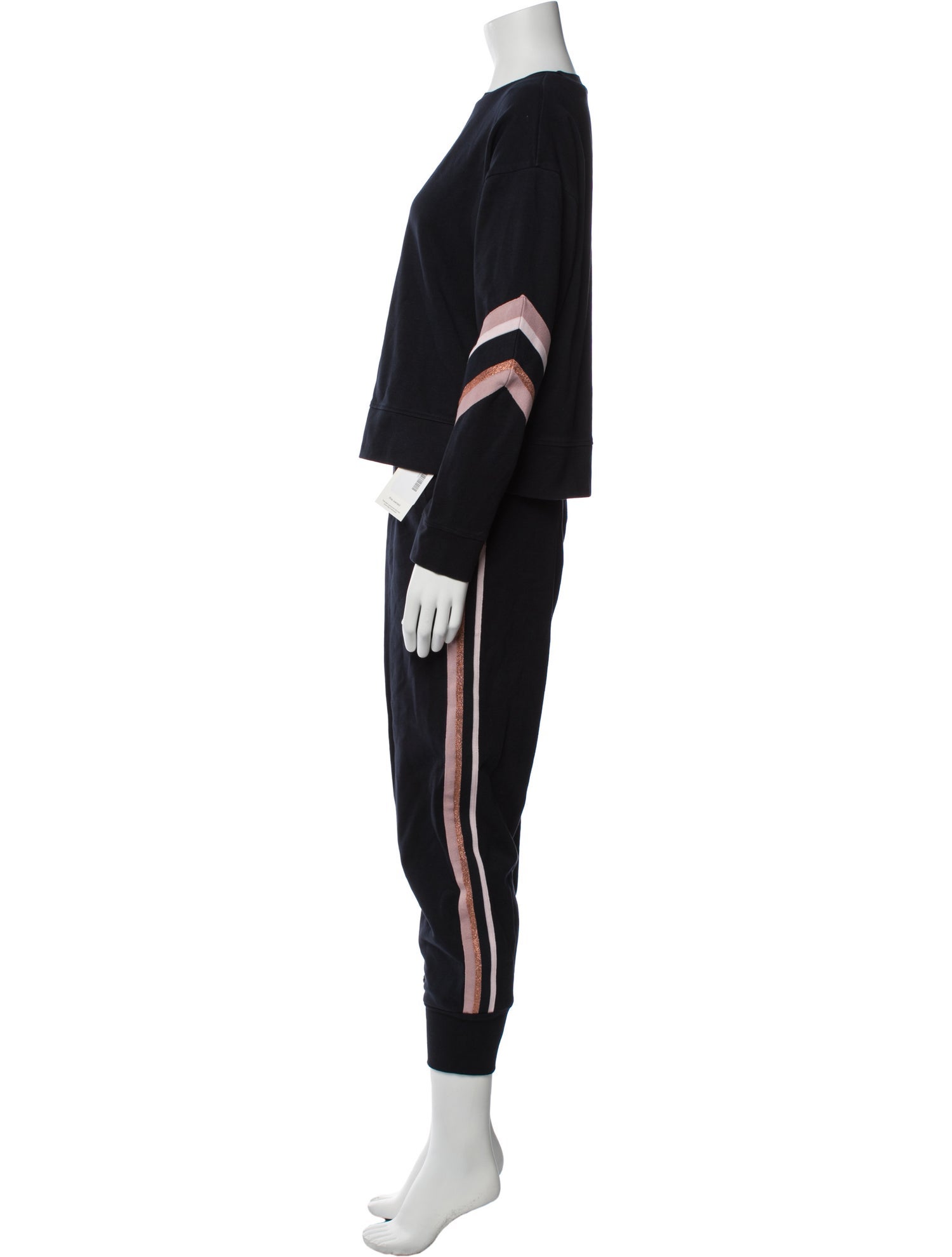 Ted Baker Striped Embroidered Accent Pant Set