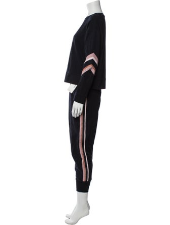 Ted Baker Striped Embroidered Accent Pant Set