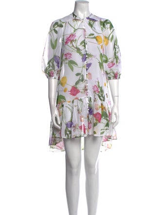 Ted Baker Floral Print Knee-Length Dress