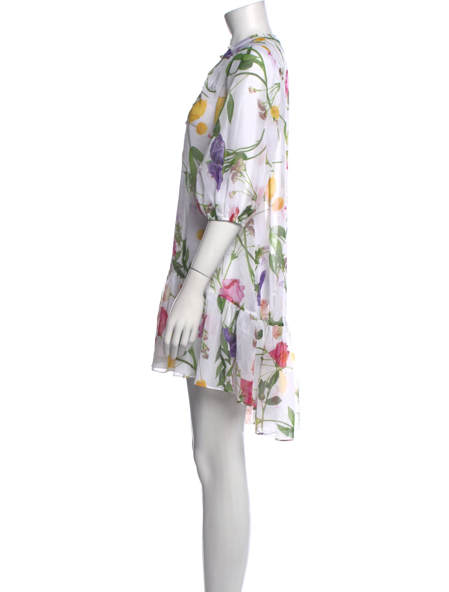 Ted Baker Floral Print Knee-Length Dress
