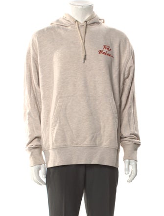 Ted Baker Graphic Print V-Neck Hoodie