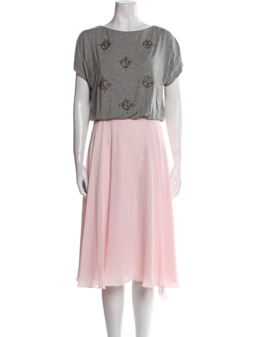 Ted Baker Bateau Neckline Midi Length Dress