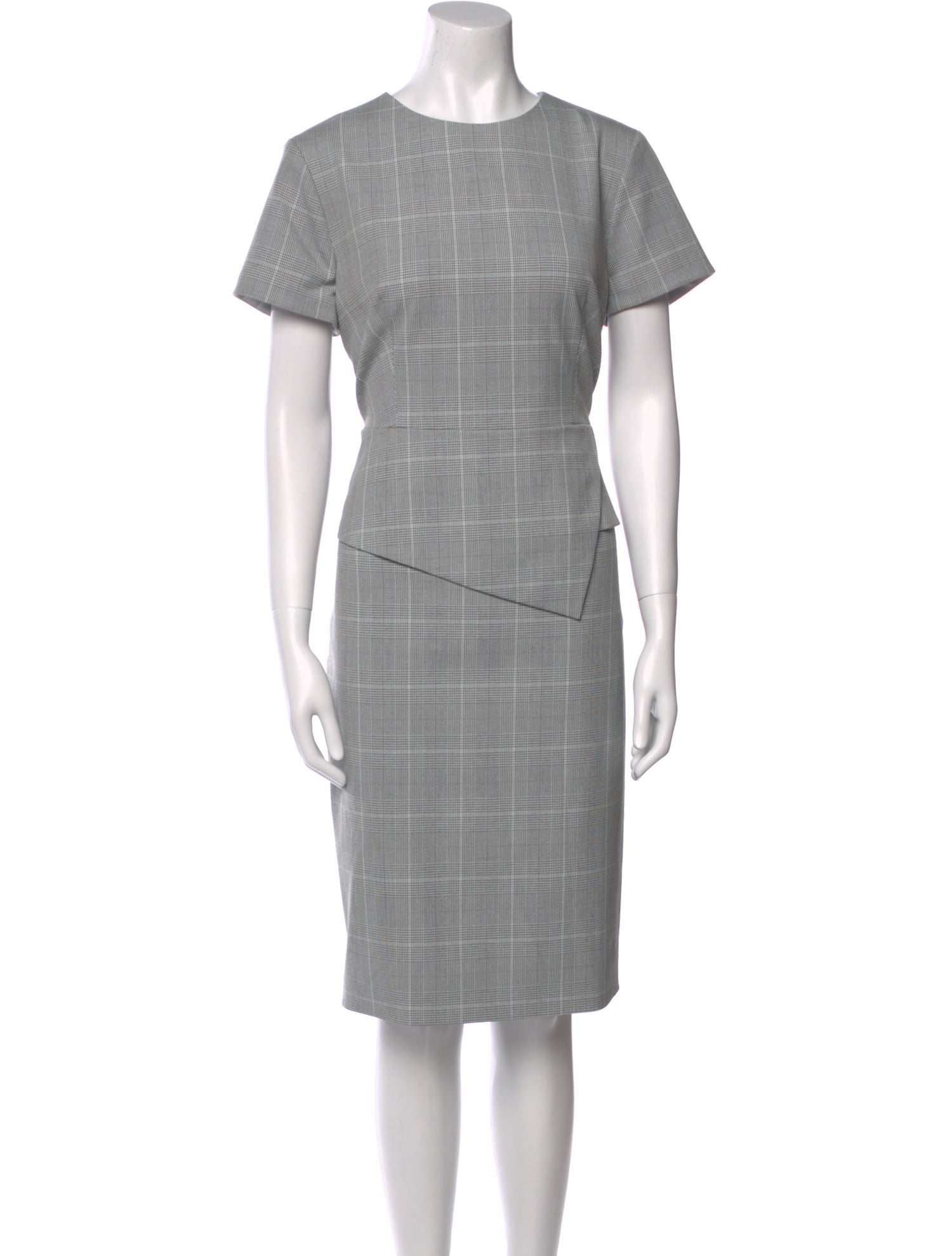 Ted Baker Plaid Print Knee-Length Dress