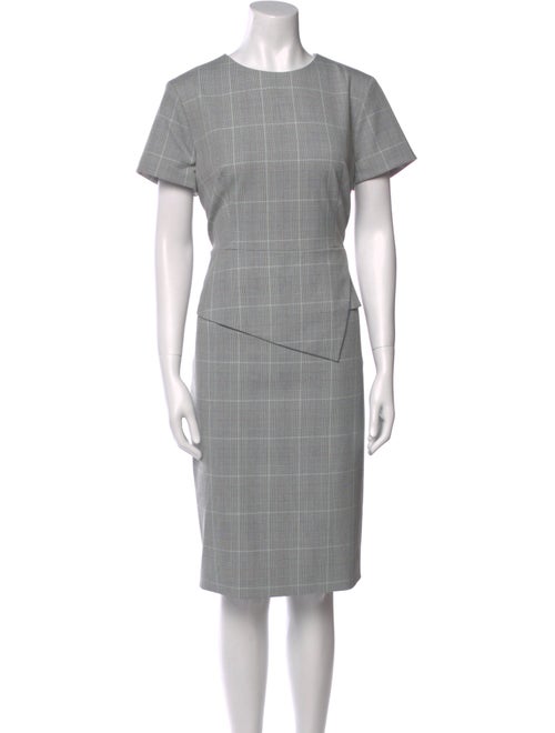 Ted Baker Plaid Print Knee-Length Dress