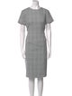 Ted Baker Plaid Print Knee-Length Dress