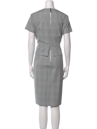 Ted Baker Plaid Print Knee-Length Dress