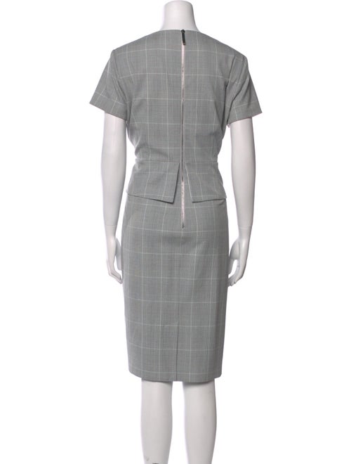 Ted Baker Plaid Print Knee-Length Dress