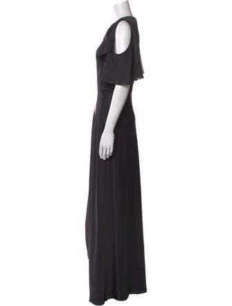 Ted Baker Floral Print Long Dress