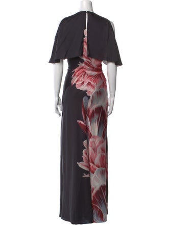 Ted Baker Floral Print Long Dress