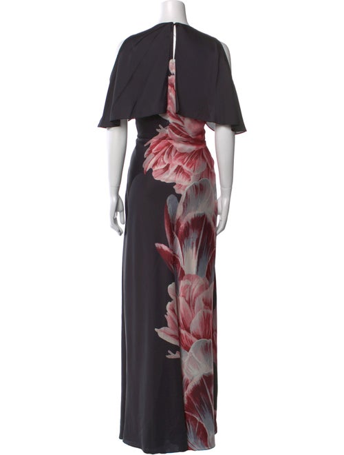 Ted Baker Floral Print Long Dress