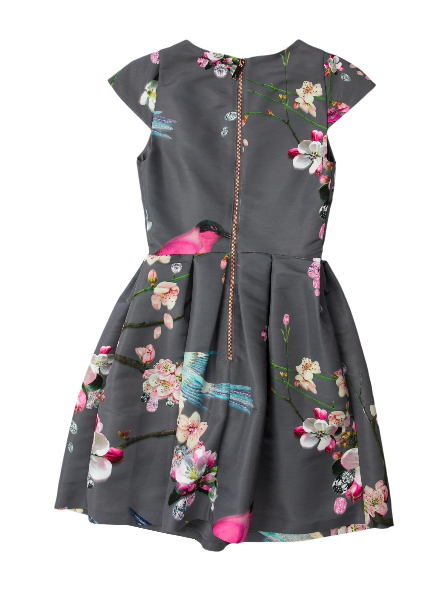 Ted Baker Floral Print Mini Dress