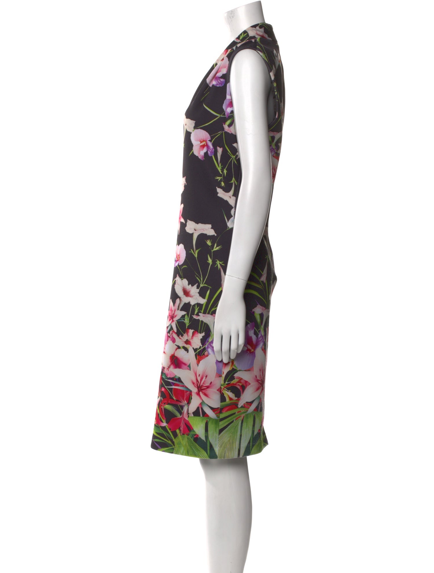 Ted Baker Floral Print Knee-Length Dress