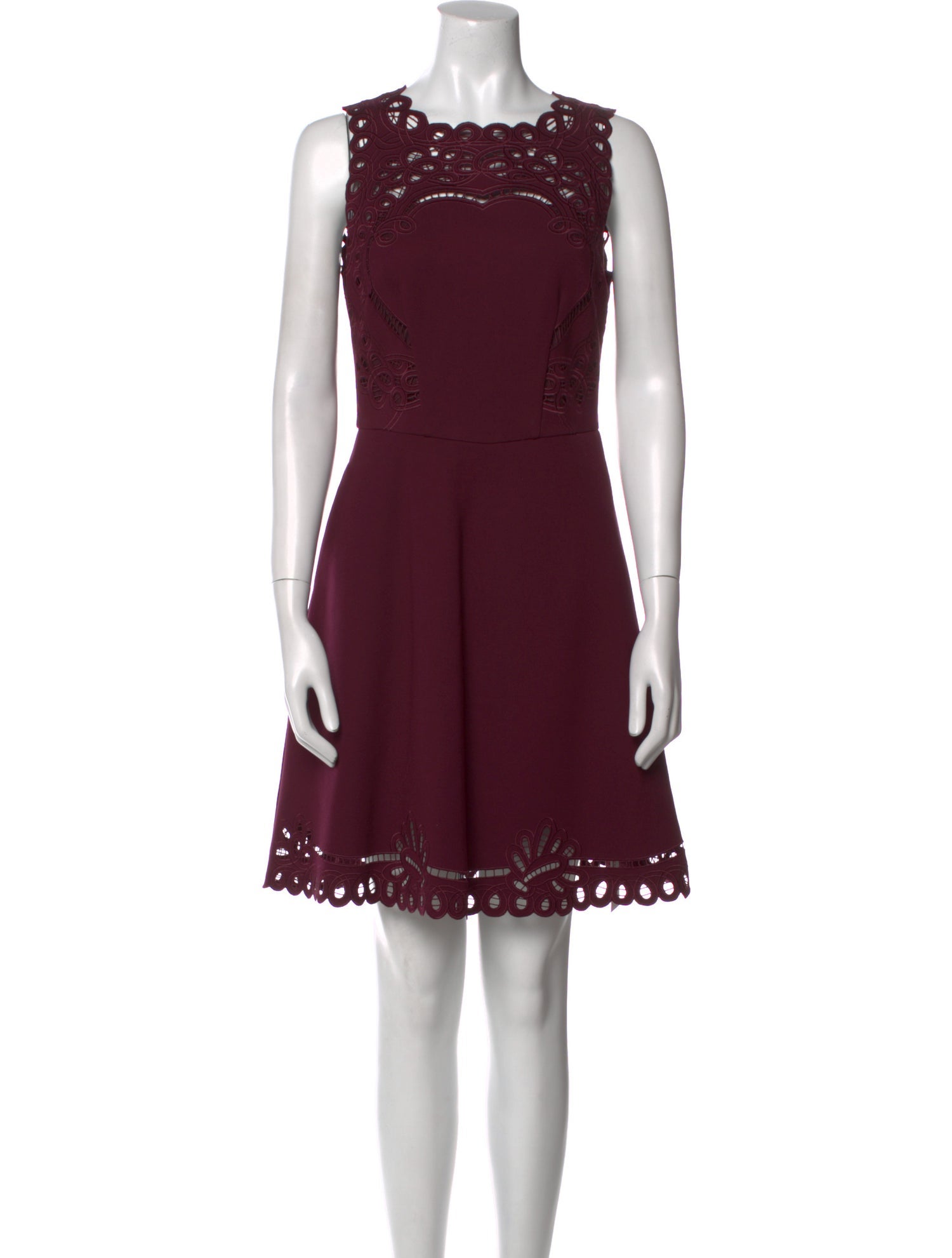 Ted Baker Bateau Neckline Mini Dress