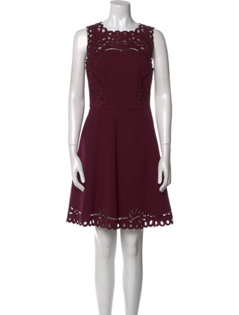 Ted Baker Bateau Neckline Mini Dress