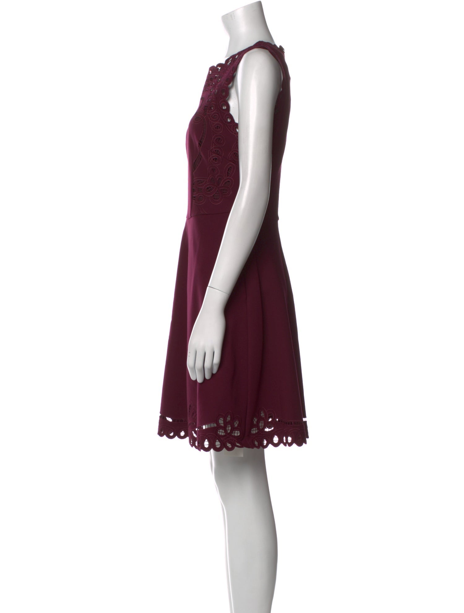 Ted Baker Bateau Neckline Mini Dress