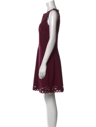 Ted Baker Bateau Neckline Mini Dress