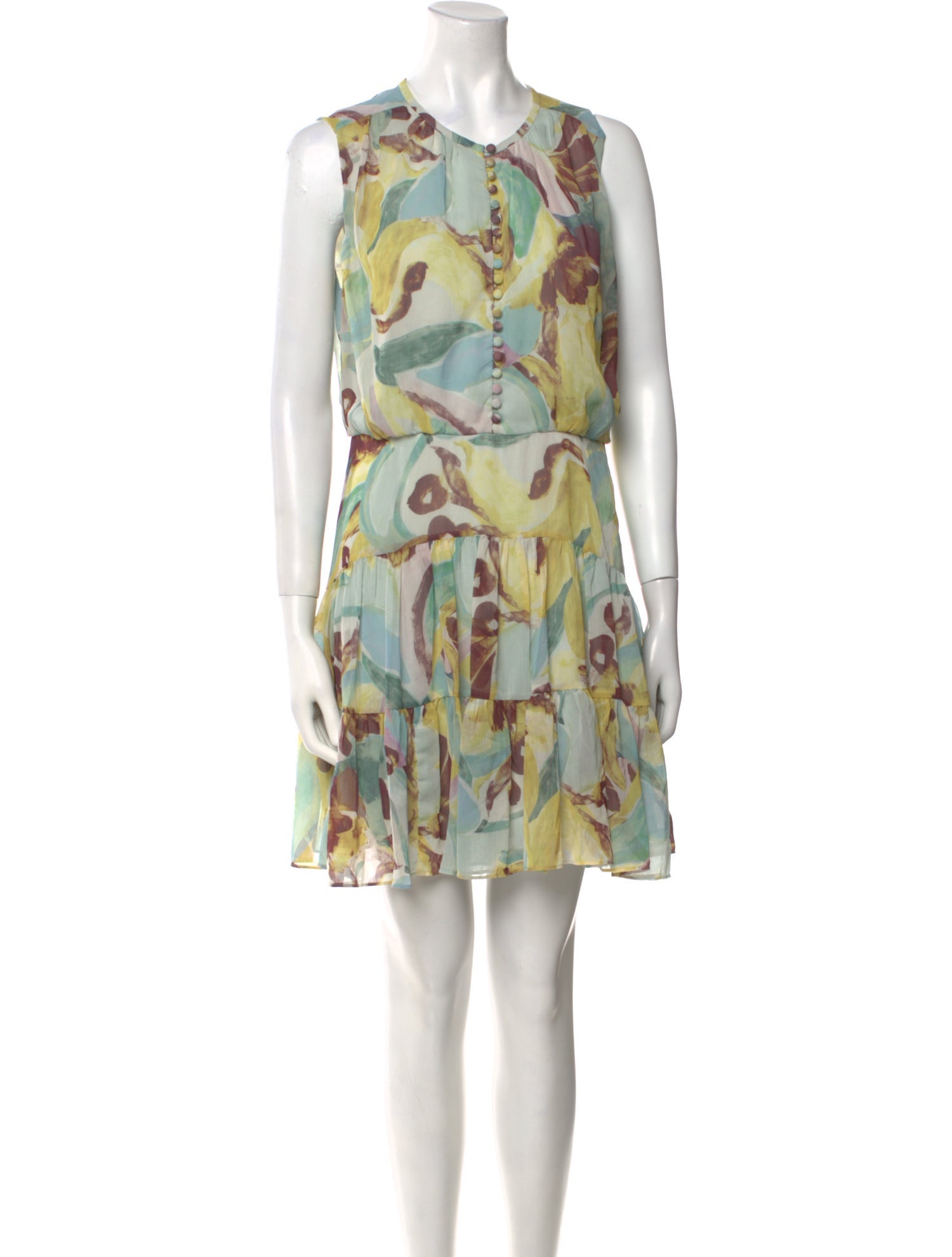 Ted Baker Floral Print Mini Dress