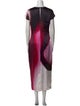 Ted Baker Printed Long Dress