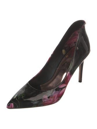 Ted Baker Patent Leather Printed Pumps