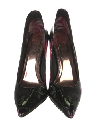 Ted Baker Patent Leather Printed Pumps
