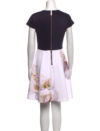 Ted Baker Floral Print Mini Dress