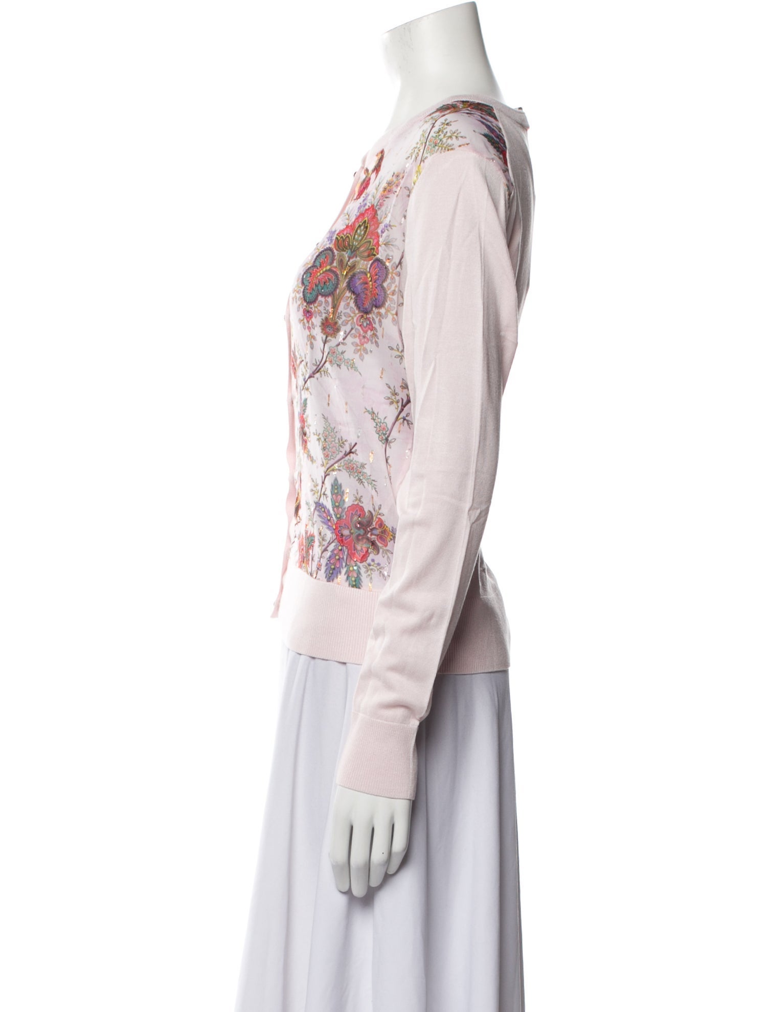 Ted Baker Floral Print Crew Neck Sweater w/ Tags