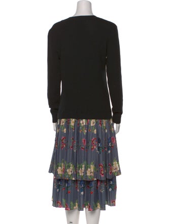 Ted Baker Crew Neck Midi Length Dress