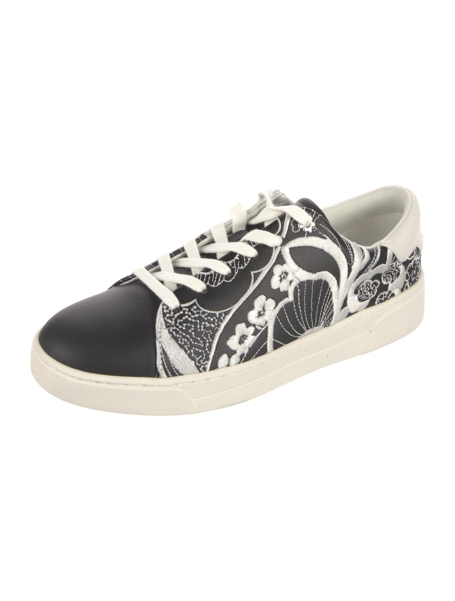 Ted Baker Leather Lace Pattern Sneakers