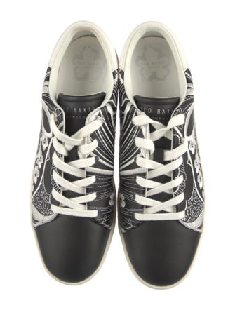 Ted Baker Leather Lace Pattern Sneakers
