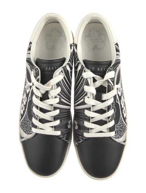 Ted Baker Leather Lace Pattern Sneakers