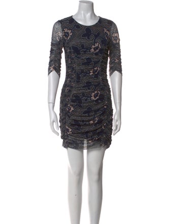 Ted Baker Floral Print Mini Dress