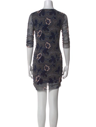 Ted Baker Floral Print Mini Dress