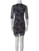 Ted Baker Floral Print Mini Dress