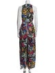 Ted Baker Floral Print Mock Neck Jumpsuit