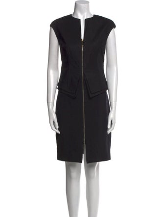 Ted Baker V-Neck Knee-Length Dress