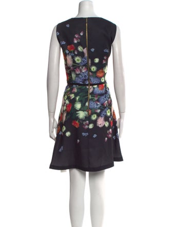 Ted Baker Floral Print Knee-Length Dress