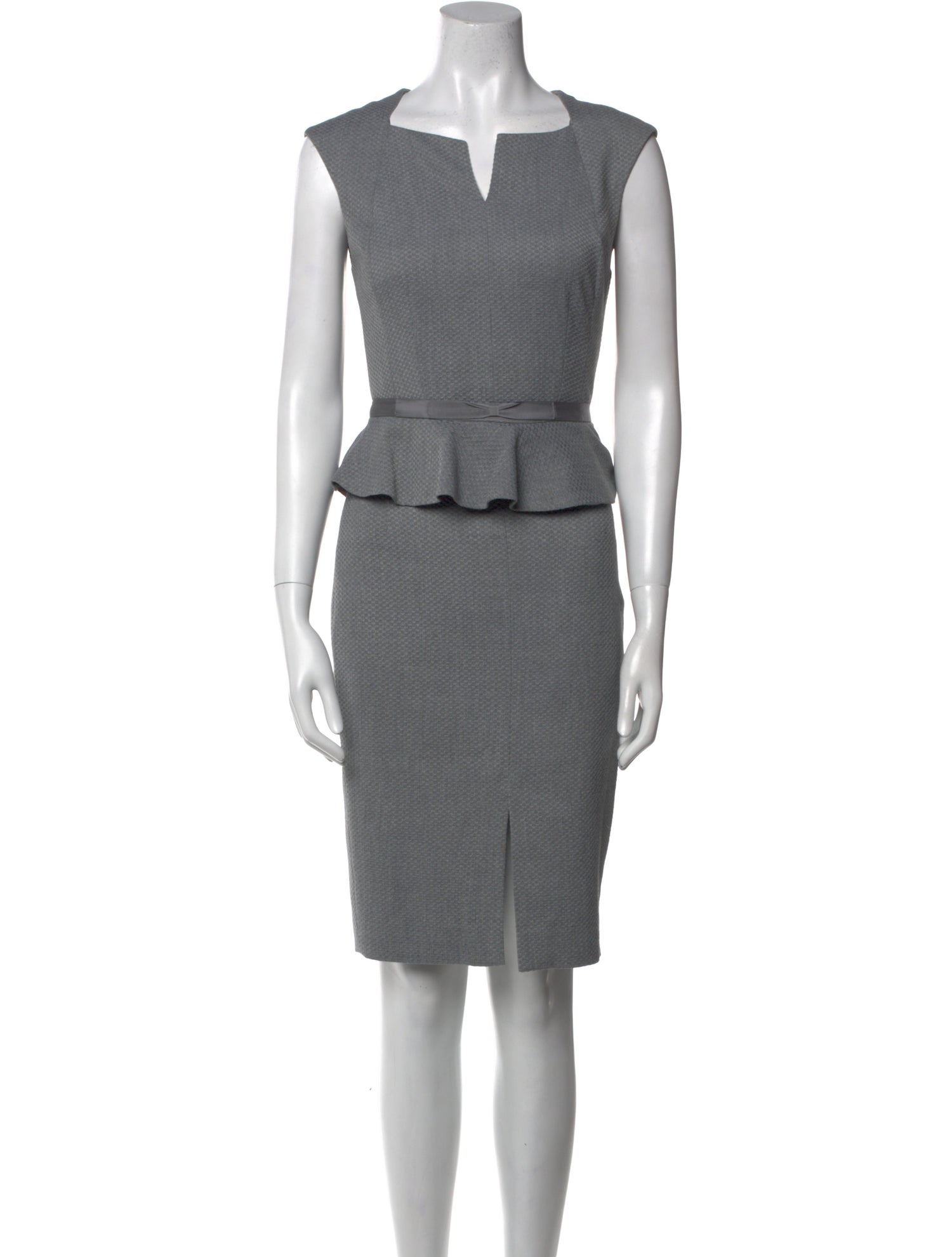 Ted Baker Square Neckline Knee-Length Dress