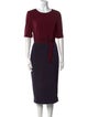Ted Baker Crew Neck Midi Length Dress