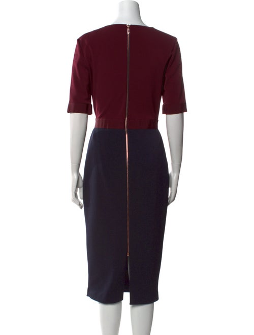 Ted Baker Crew Neck Midi Length Dress