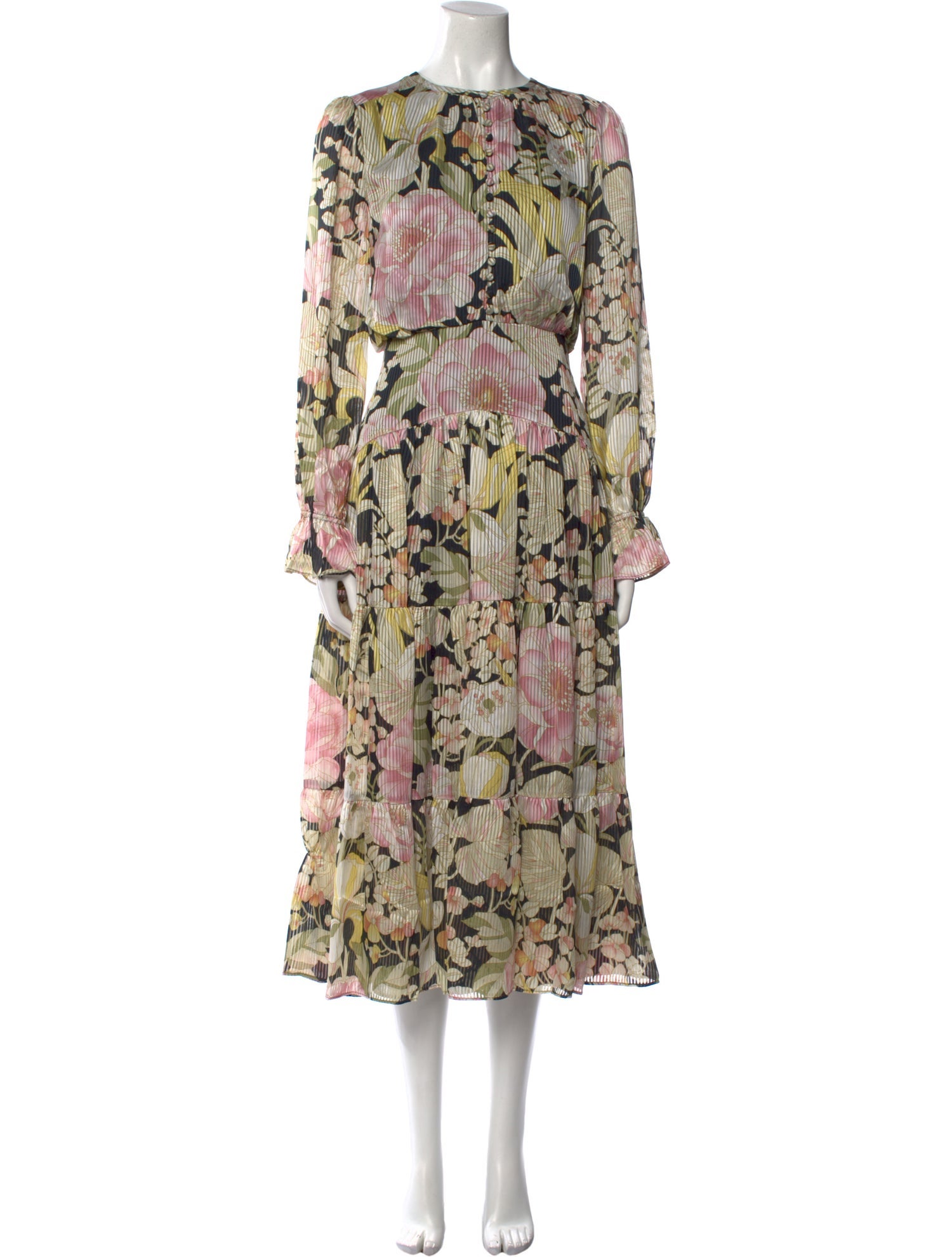 Ted Baker Floral Print Long Dress