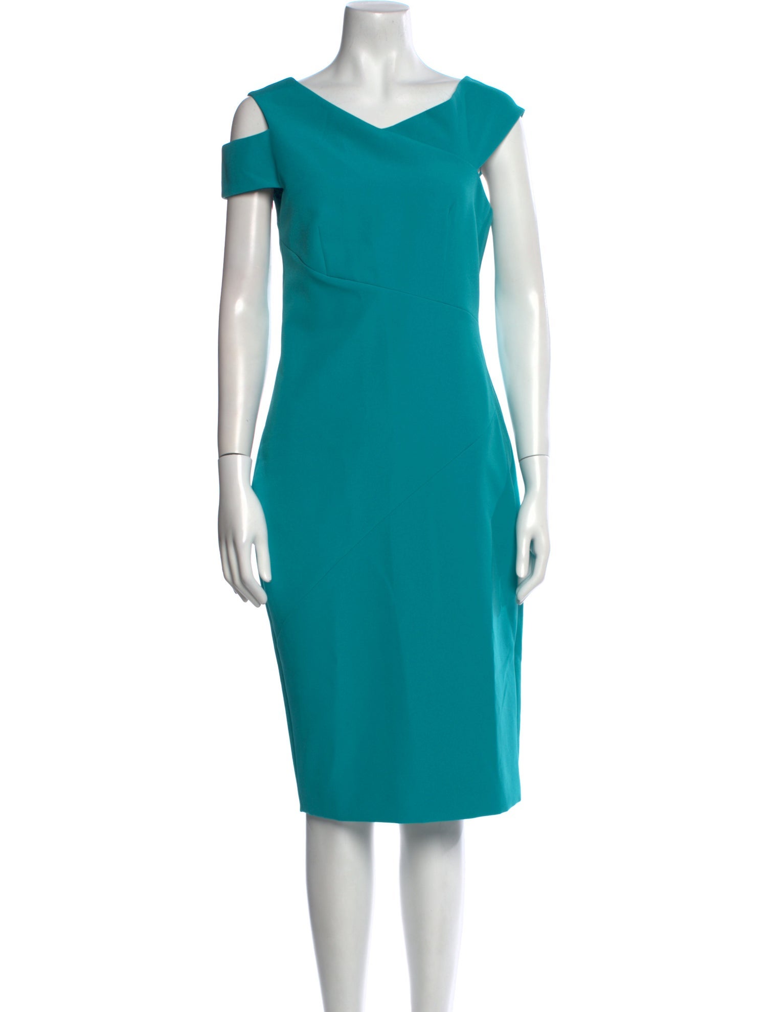 Ted Baker V-Neck Midi Length Dress