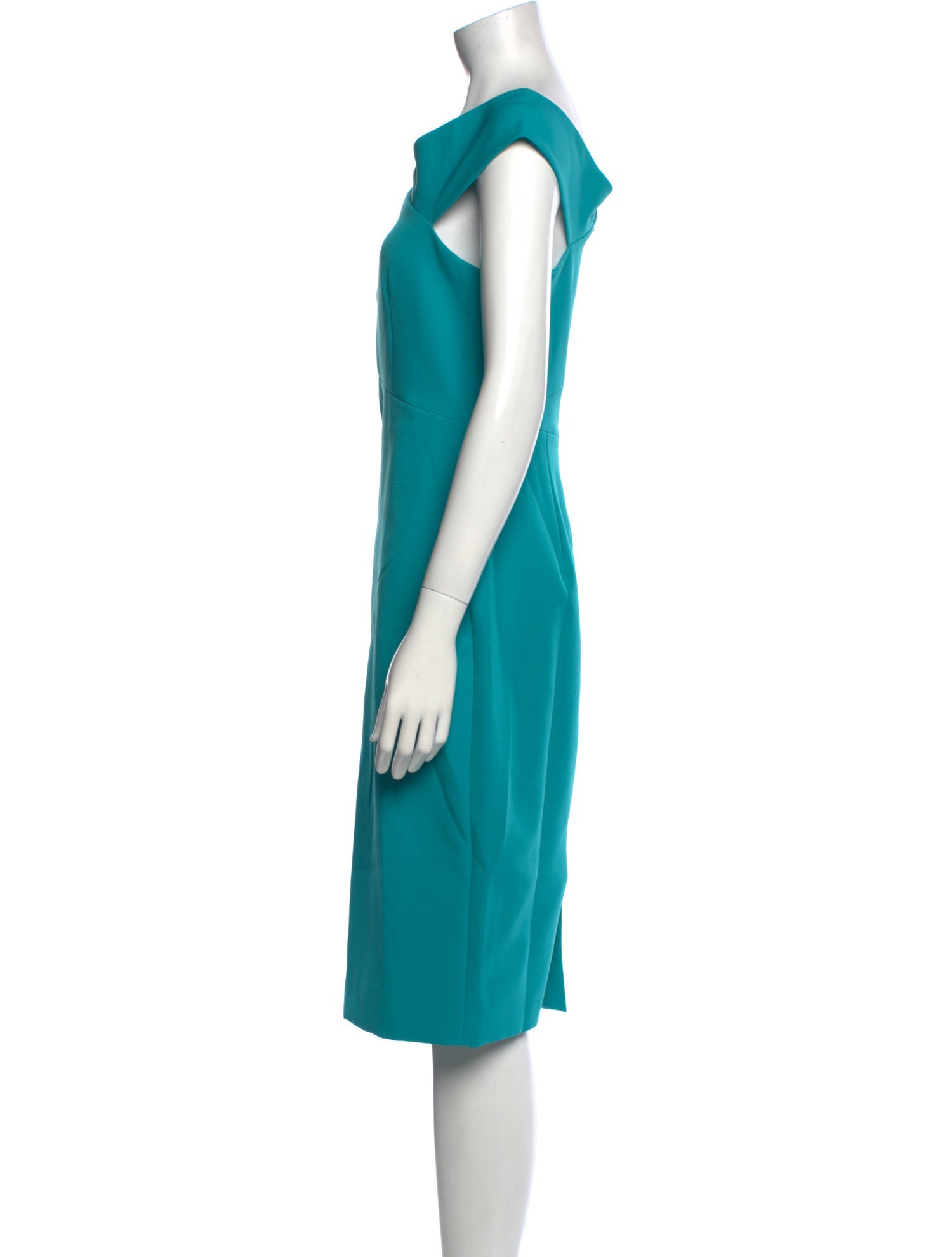 Ted Baker V-Neck Midi Length Dress
