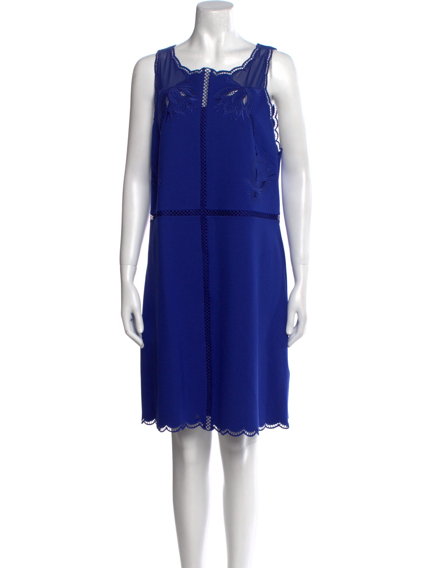 Ted Baker Scoop Neck Knee-Length Dress