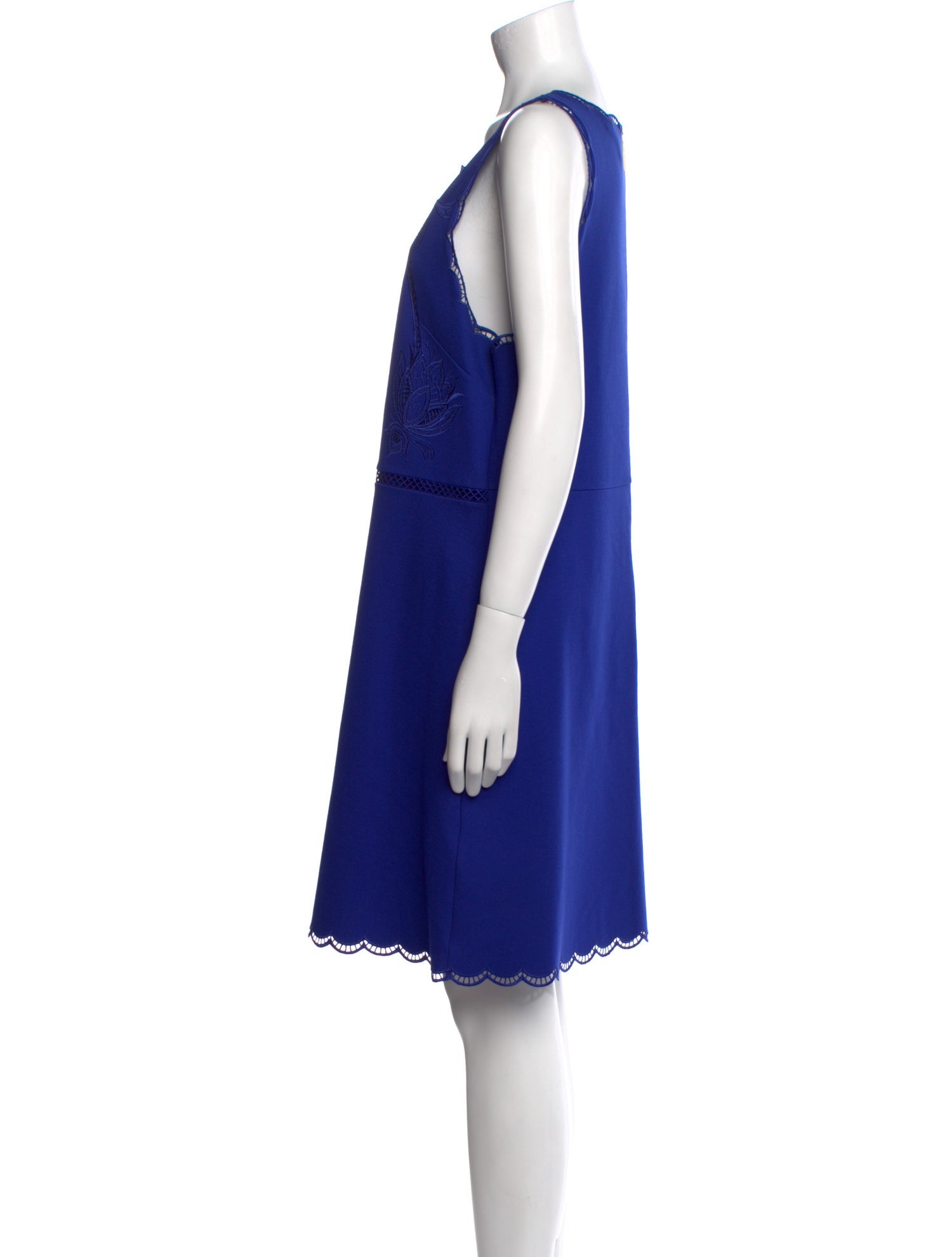 Ted Baker Scoop Neck Knee-Length Dress